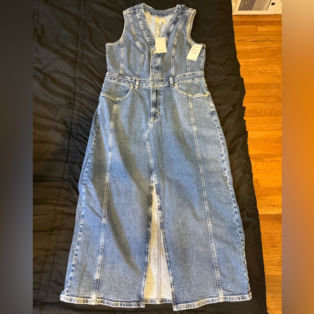 NWT Rails Classic Blue Denim Dress